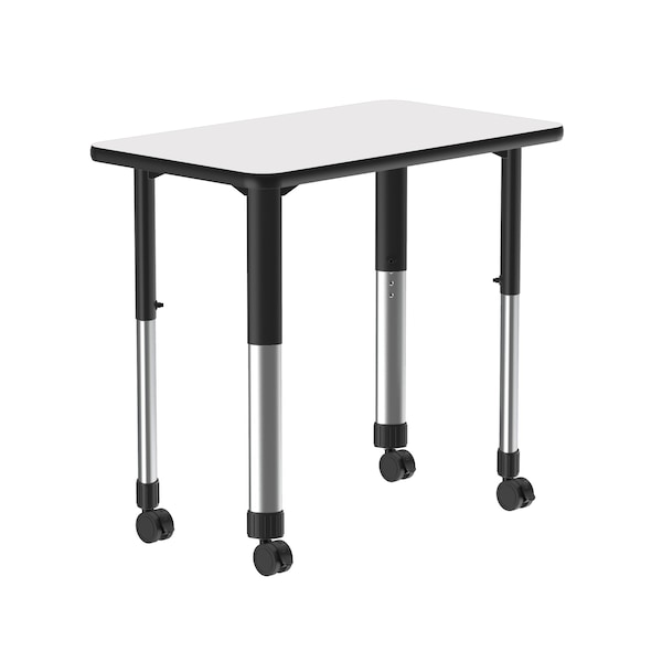 HPL Collaborative Desk - Casters - Rec